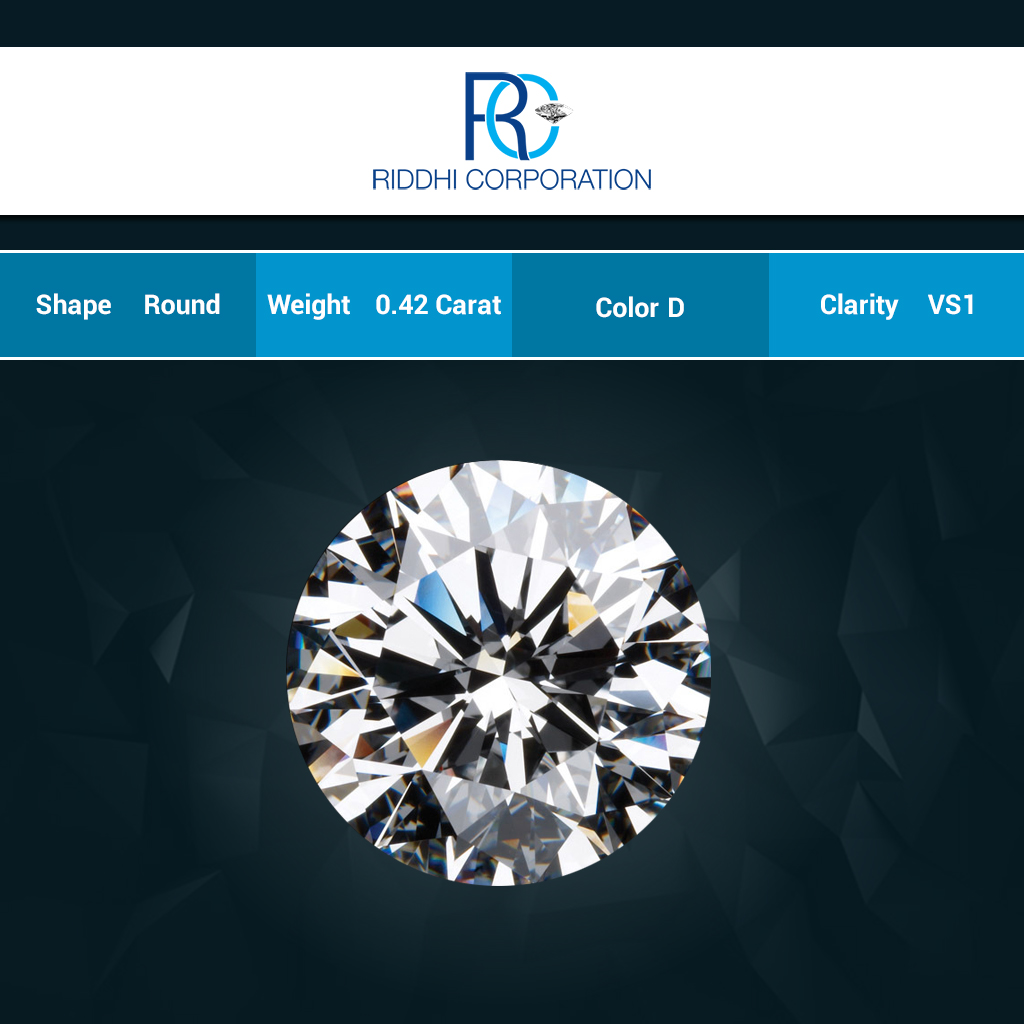 Round Shape Certified Diamonds